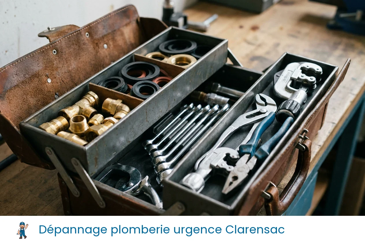 Dépannage plomberie urgence à Clarensac