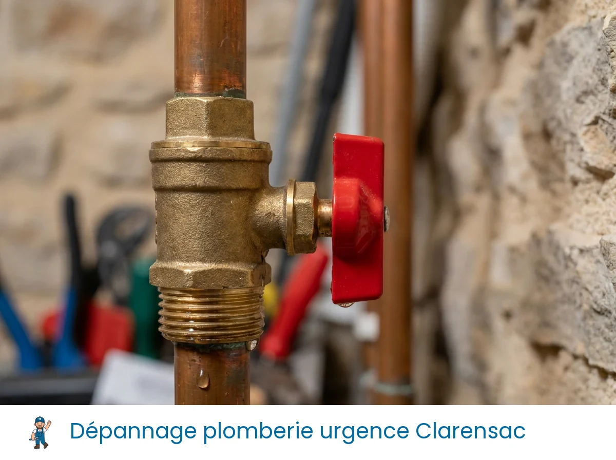 Dépannage plomberie urgence à Clarensac
