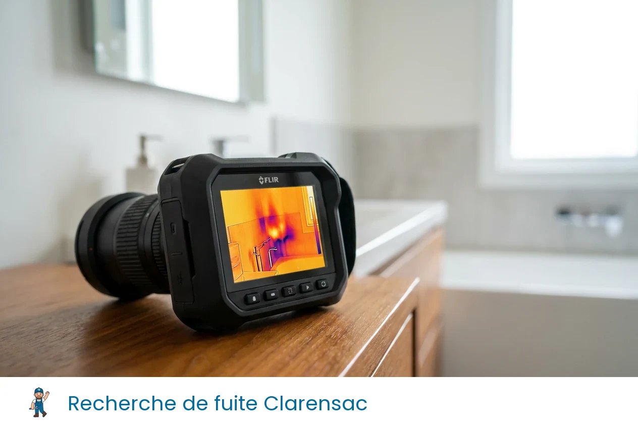 Recherche de fuite à Clarensac