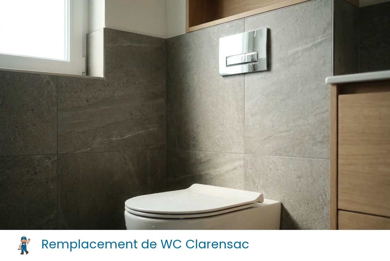 Remplacement de WC à Clarensac
