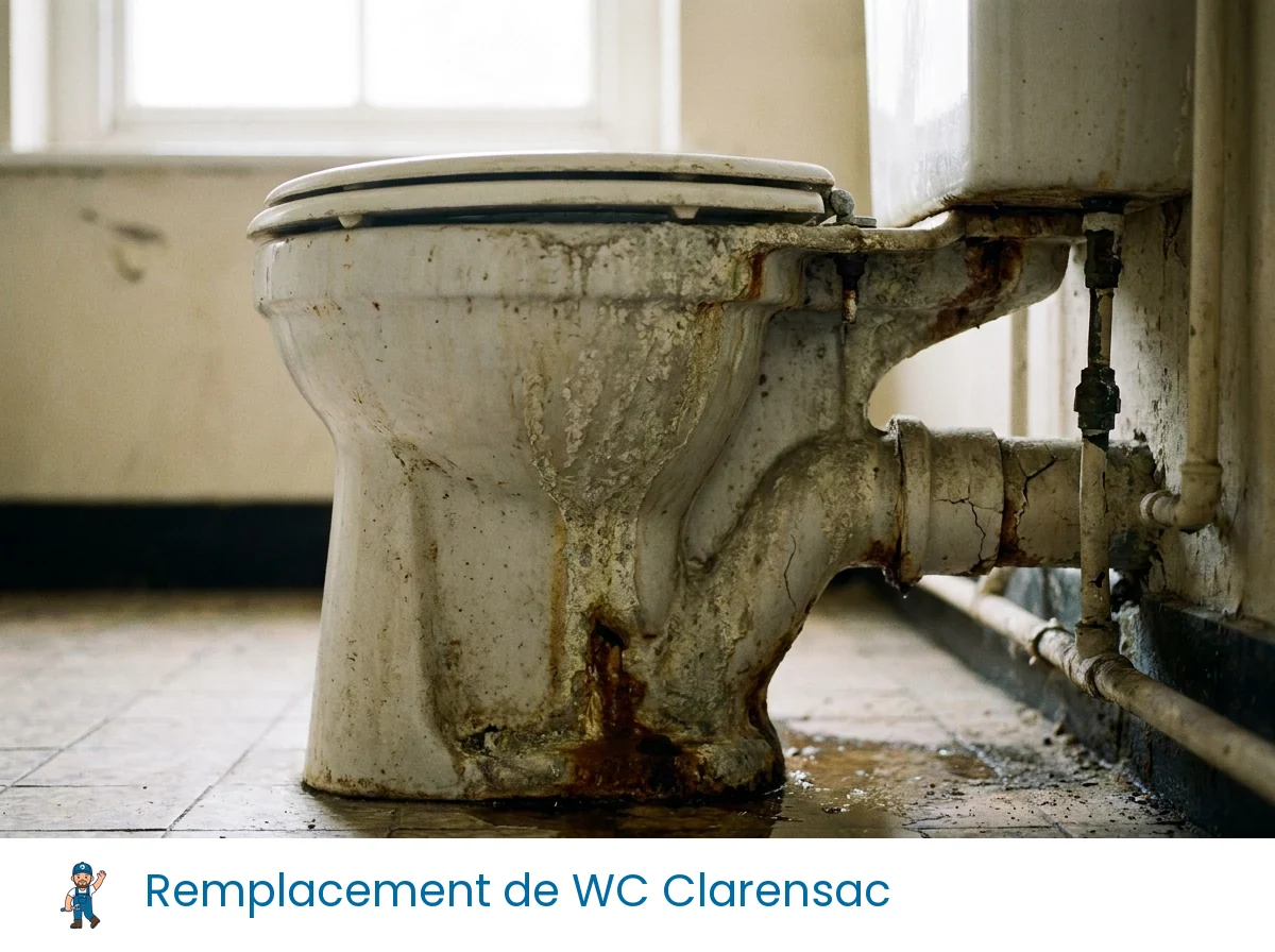 Remplacement de WC à Clarensac