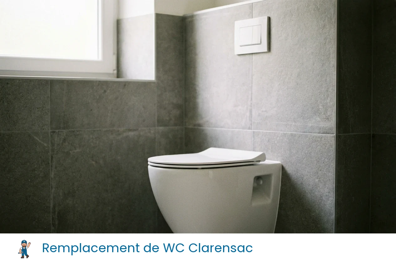 Remplacement de WC à Clarensac