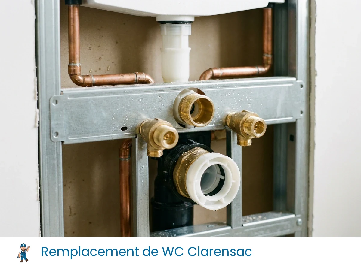 Remplacement de WC à Clarensac