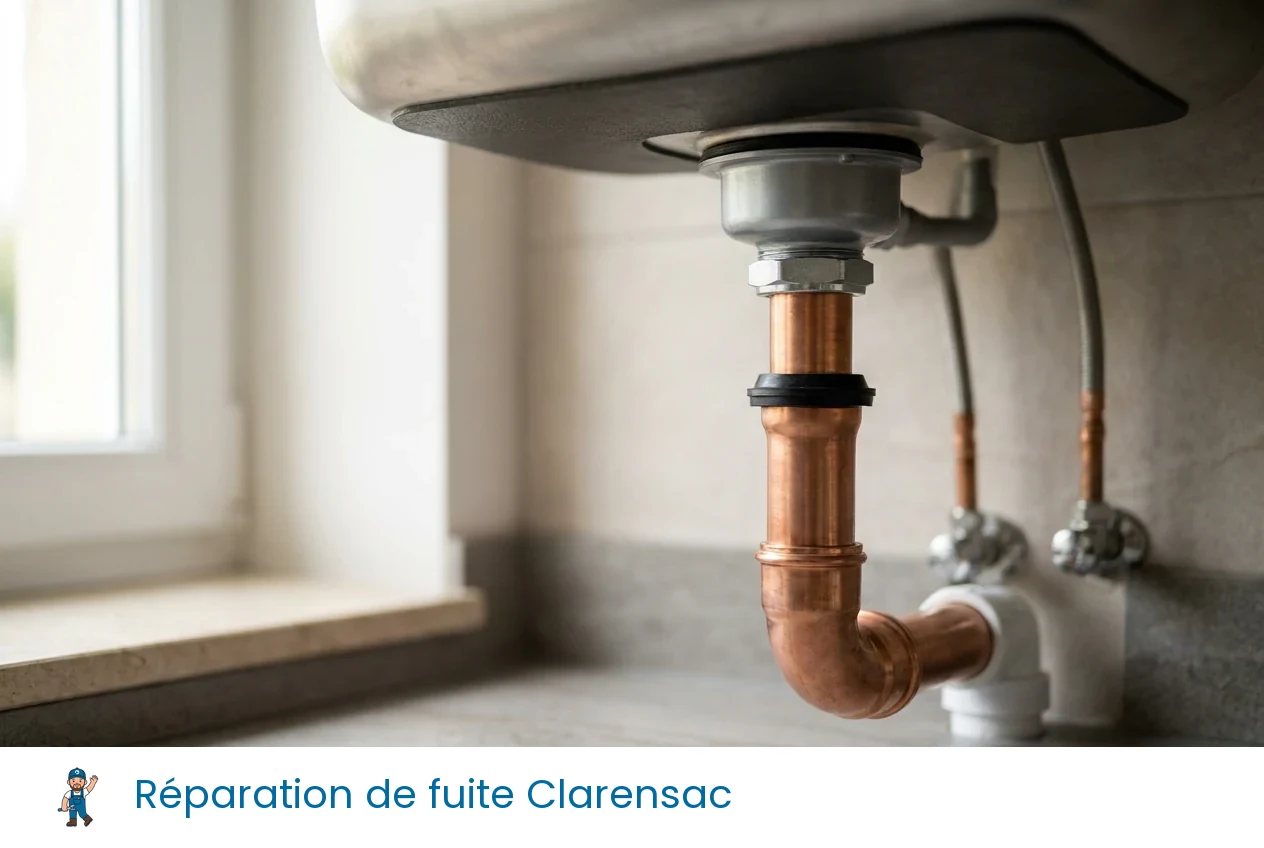 Réparation de fuite à Clarensac