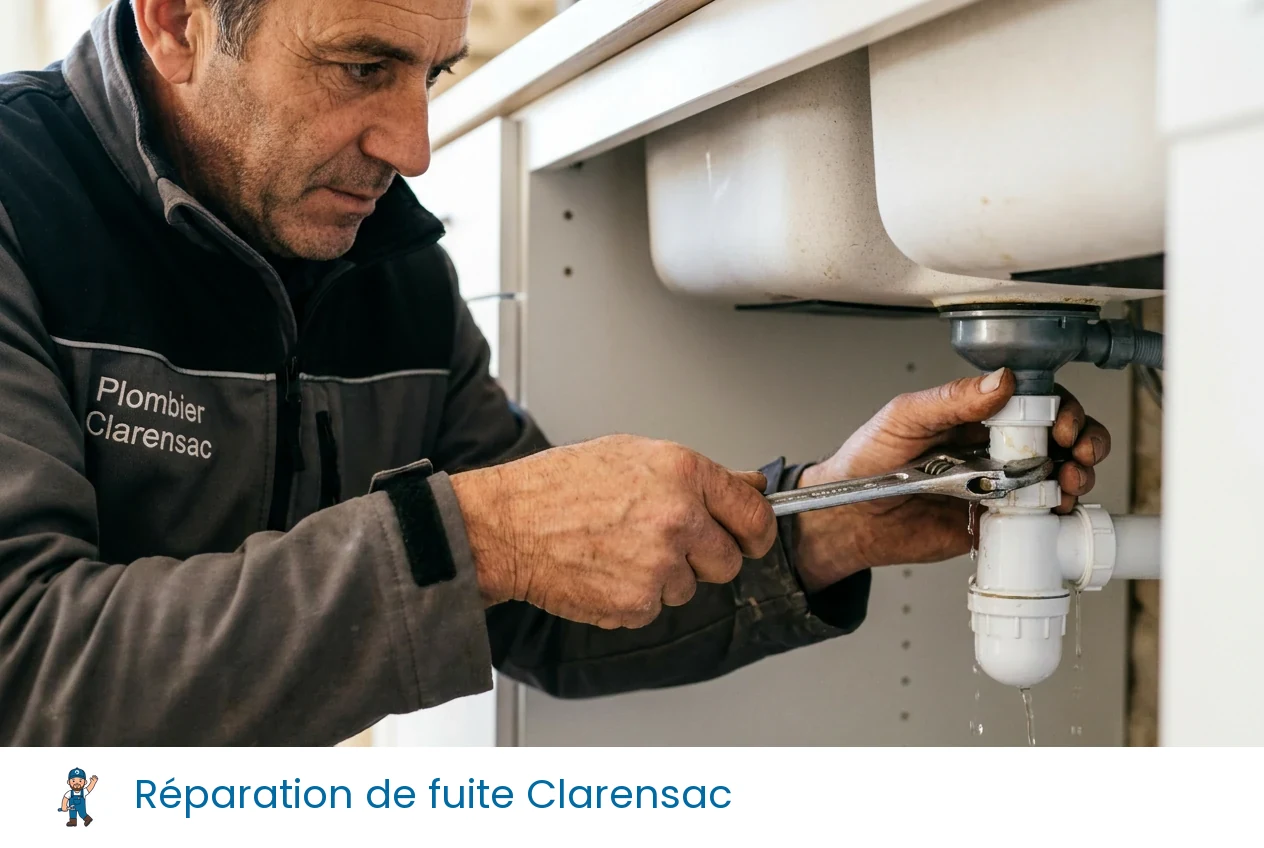 Réparation de fuite à Clarensac